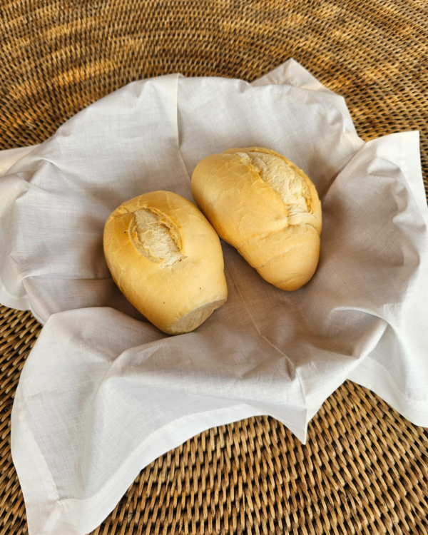 Conjunto Para Cesta de Pães 100% Algodão Bordado | Limão Siciliano - Imagem 4